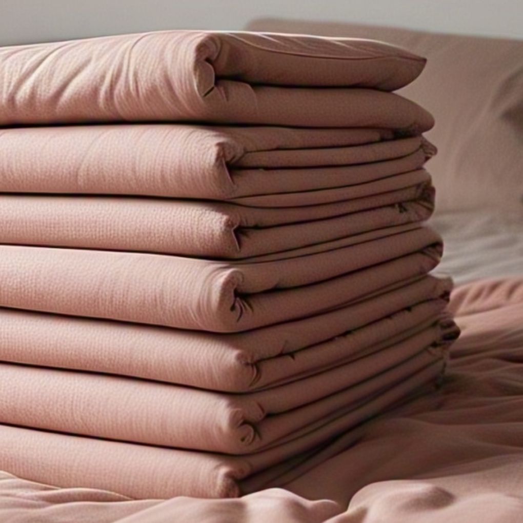 Pink Blush Dusk 100% Organic Cotton Bedsheet Set | Fitted, Flat & Pillowcases | Luxury Bedding Australia – Kottonk®